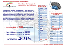 Monitoring on the paedophilia on the internet.September 2008 Report