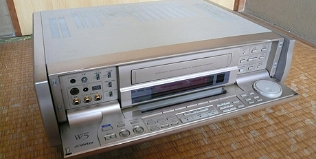 HR-W5 操作部を開けたところ
